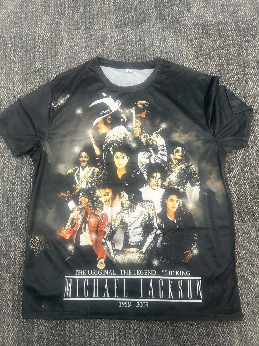Black Graphic Tribute Tee - Men’s Shirt